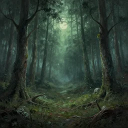 Valeriy Vegera art of hypermaximalist creepy landscape art by Mike Jordana