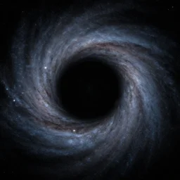 black hole in the sky
