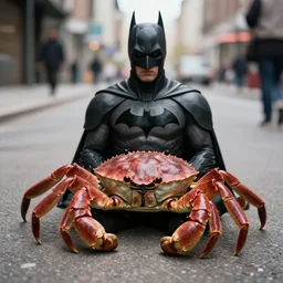 batman as a ( ( crab ) ), street photography, natural light, 8 5 mm