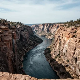 Three Gorge by ansel adams