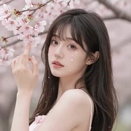 the portrait of the absurdly beautiful, graceful, elegant, gorgeous, fashionable photorealistic anime idol woman made of cherries and cherry blossoms with copious tears, an ultrafine hyperdetailed photograph by irakli nadar, taeyeon, intricate linework, bright colors, octopath traveler, final fantasy, unreal engine highly rendered, global illumination, radiant light, intricate environment
