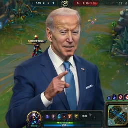 biden in league of legends, videogame