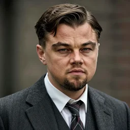 Leonardo DiCaprio in Peaky Blinders very detail 4K quality super realistic
