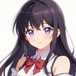 lovely anime girl,digital art.