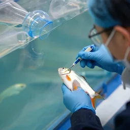 testing fish for covid in china