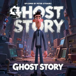 a gorgeous poster for the upcoming computer animated remake of'ghost story '. based the novel by peter straub. high detail, 8 k, cgi movie, trending on artstation