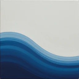 popular decorative art painting with contrasting composition, interferenz, wave, millennium