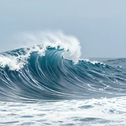 ocean wave by Kilian Eng, minimalist, detailed