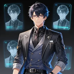 James Jean vtuber character design, concept art, holographic undertones, high detail, expert digital art render - H 640