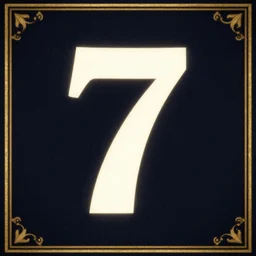 The number 7, 7 worship, at least seven, seven is god, seven is life, 7 is the best number