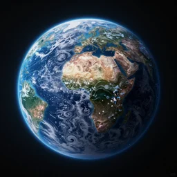 earth cut in half, seen from space, exquisite, volumetric lighting, 8 k octane beautifully detailed render, post - processing, extremely hyper - detailed, intricate, epic composition, cinematic lighting, masterpiece, trending on artstation, stunning art by john berkey, by foss, beautiful cinematic light