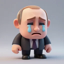 crazy glitchy buggy uncanny valley off - putting strange low poly render of 3 d sad crying psychopathic angry depressed vladimir putin portrait, featured on artstation, cgsociety, unreal engine, octane, volumetric lighting, rtx on, vibrant, by greg rutkowski, grainy, vhs footage still, intricately detailed, award - winning, atmospheric, ambient, symbolic, artistic