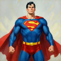 a 1 6 0 0 s painting of superman