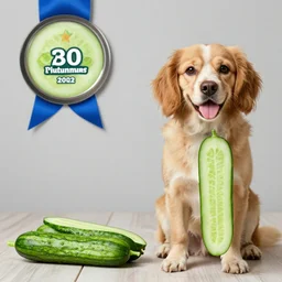 cucumber dog 4 k award - winning photography, stunning