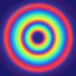 concentric circles, plasma, vibrant colors, digital painting, hd, 4 k