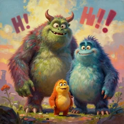 a beautiful painting of an aaahh!!! real monsters by james gurney and beeple | unreal engine :. 5 | portrait