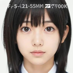 A full portrait photo of fubuki power, f/22, 35mm, 2700K, lighting, perfect faces, award winning photography.