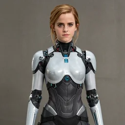 Emma Watson as a cyborg