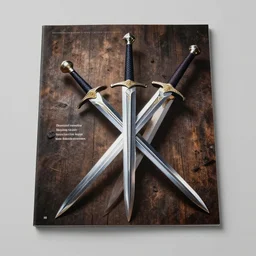 magazine ad for swords