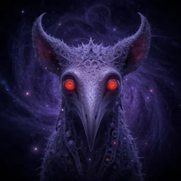 cosmic lovecraft giger fractal random animal portrait, pixar style, by tristan eaton stanley artgerm and tom bagshaw.
