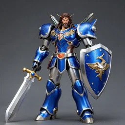 ironclad jesus, blue shield, jumbo sword