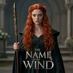 high res still frame from a netflix adaptation of the book the name of the wind, kvoth, university, lute, orphan, red hair, denna, magic, 4 k, high budget, cinematic, flagship series