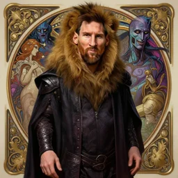 Lionel Messi as Dr. Morbius in Morbius, D&D style, fantasy, intricate, elegant, highly detailed, digital painting, artstation, concept art, matte, sharp focus, illustration, art by Artgerm and Greg Rutkowski and Alphonse Mucha