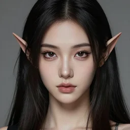 a female orc | | very anime, fine - face, pretty face, realistic shaded perfect face, fine details. anime. realistic shaded lighting poster by greg rutkowski, magali villeneuve, artgerm, jeremy lipkin and michael garmash and rob rey