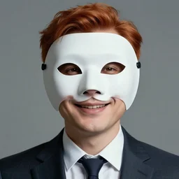 a cinematic portrait of the happy mask salesman, half - cat eyes, ginger, art by lois van baarle and loish and rossdraws and sam yang and samdoesarts and artgerm and saruei and disney, digital art, highly detailed, intricate, sharp focus, trending on artstation hq, deviantart, unreal engine 5, 4 k uhd image