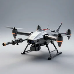 warrior drone, drone with a gun, photorealistic, unreal engine 5 »