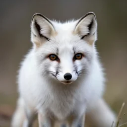 portrait of a polar fox, Digital Art