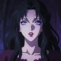 anime illustration of a woman entranced, portrait, bewitched, mesmerized, hypnotized, dramatic lighting, concept art, sharp focus, colorful, photorealistic