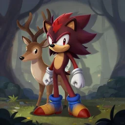 shadow the hedgehog as a deer in league of ledgends