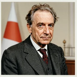 Richard Feynman in Russia colored