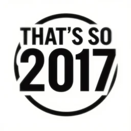 that's so 2 0 1 7, logo illustrator, vector art
