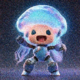 cute, screaming, fighting, dancing, Tintoy Characterdesign Robot, mechabot neon jellyfish hard surface modelling, high details, by Eddie Mendoza, by Peter mohrbacher, Pictoplasma bioluminescent biomechanical halo, by jarold Sng, by disney, by tooth wu, octane render, cinematic light, high details, dichroic, cgsociety, by jonathan ive