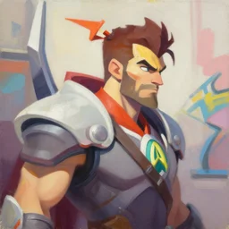 greg manchess portrait painting of the count graf zahl as overwatch character, medium shot, asymmetrical, profile picture, organic painting, sunny day, matte painting, bold shapes, hard edges, street art, trending on artstation, by huang guangjian and gil elvgren and sachin teng
