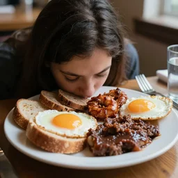 The saddest full English breakfast