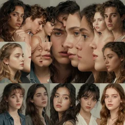 a kaleidoscope of beautiful human bodies, highly detailed, cinematic