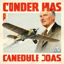 soviet union flyer lindbergh farias writen on it