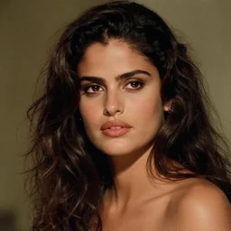 film still of closeup portrait of young beautiful salma hayek in from dusk till dawn 1 9 9 6, octane, arney freytag, glamour pose,