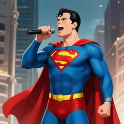 Superman singing