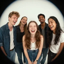 Every one of your ex girlfriends ever laughing at you, Darek Zabrocki, Karlkka, Jayison Devadas, Phuoc Quan, trending on Artstation, 8K, ultra wide angle, pincushion lens effect