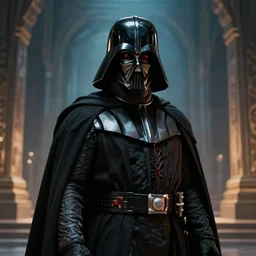 « a beautiful darth bane portrait in a sith temple, trending on artstation »