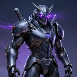 jin - roh kerberos panzer armor portrait, anthropomorphic 🦑, scifi, purple glowing eyes, speed lines, by greg rutkowski, magali villeneuve, rossdraws, and artgerm, hyper realistic, masterpiece, trending on artstation