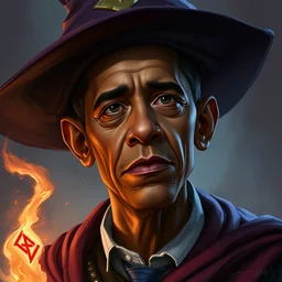 a detailed portrait of obama wizard by justin gerard and greg rutkowski, digital art, realistic painting, dnd, dungeons & dragons, character design, trending on artstation