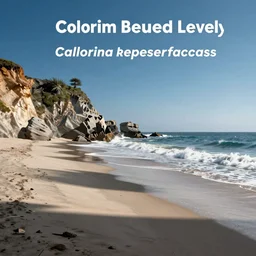 california beach illustration
