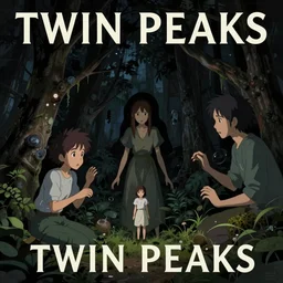 Twin Peaks poster artwork by Michael Whelan and Tomer Hanuka, Karol Bak, Rendering of Build-ups to drastic shock, hidden beautifully in the shadows, such naturistic divine encircling all of the suspense and psychological terror, from scene from Twin Peaks, clean, full of details, by Makoto Shinkai and thomas kinkade, Matte painting, trending on artstation and unreal engine
