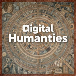 the concept of digital humanities, intricate details, mural art
