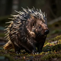 a superhero porcupine